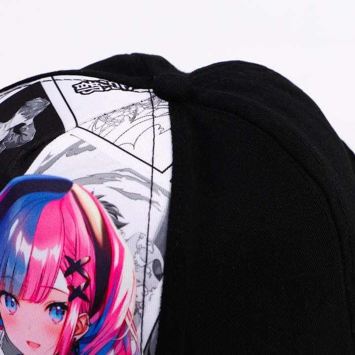 Кепка детская для девочки Кепка детская для девочки "Фото"аниме, р-р 52-54 5-7 лет