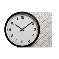 Часы настенные &laquo;Классика&raquo;, плавный ход, d=30.5 см, чёрные