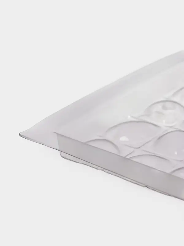 Форма для шоколада «Лепестки», пластик, 20.5×10×1 см, прозрачная