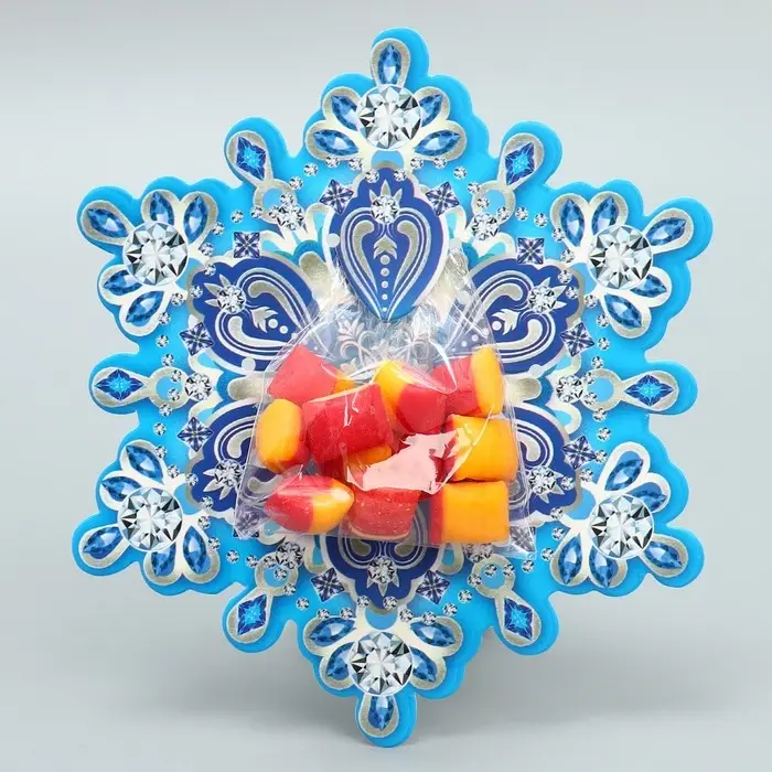 Пакет под сладости «Снежинка», 11 х 6 см Пакет под сладости «Снежинка», 11 х 6 см