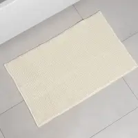 Коврик для дома LaDо́m, букли, плотность 1000 г, 50&times;80 см, белый