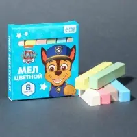 Мелки цветные школьные, 6 цветов, Paw Patrol