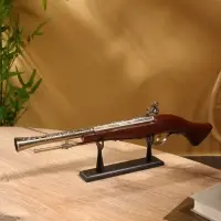 Макет оружия на подставке 2в1 &laquo;Сувенирный пистолет. Дуэль&raquo;, подарочный набор, 54 см