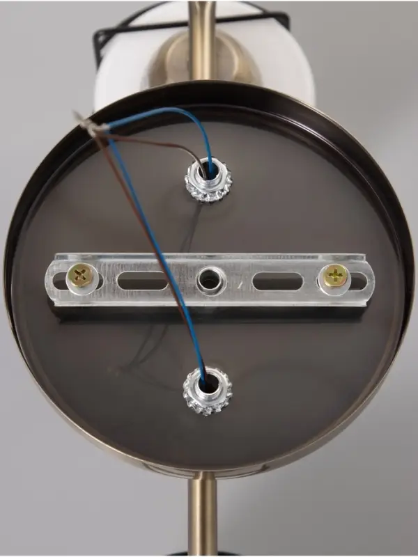 Люстра &laquo;Кипр&raquo; 2&times;40 Вт Е27 латунь/черный 36.5&times;15&times;26 см
