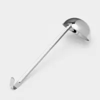 Половник Катунь, 500 мл, d=13 см, ручка 34 см, цельнотянутая ручка, нержавеющая сталь