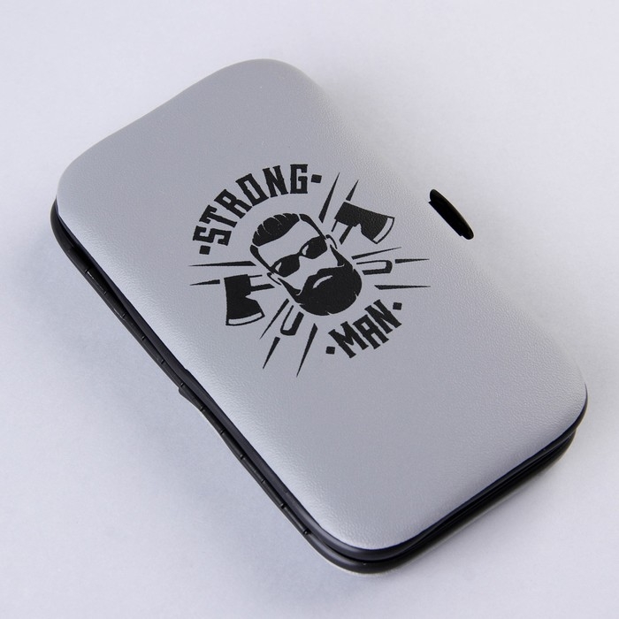 Маникюрный набор 7 предметов «Strong man», 10,8 х 6,7 см Маникюрный набор 7 предметов «Strong man», 10,8 х 6,7 см