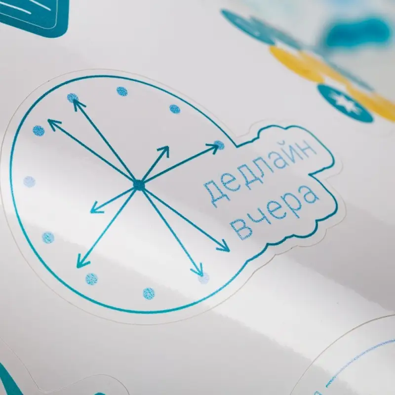 Наклейки из ПВХ Sticker Pack на заказ, M