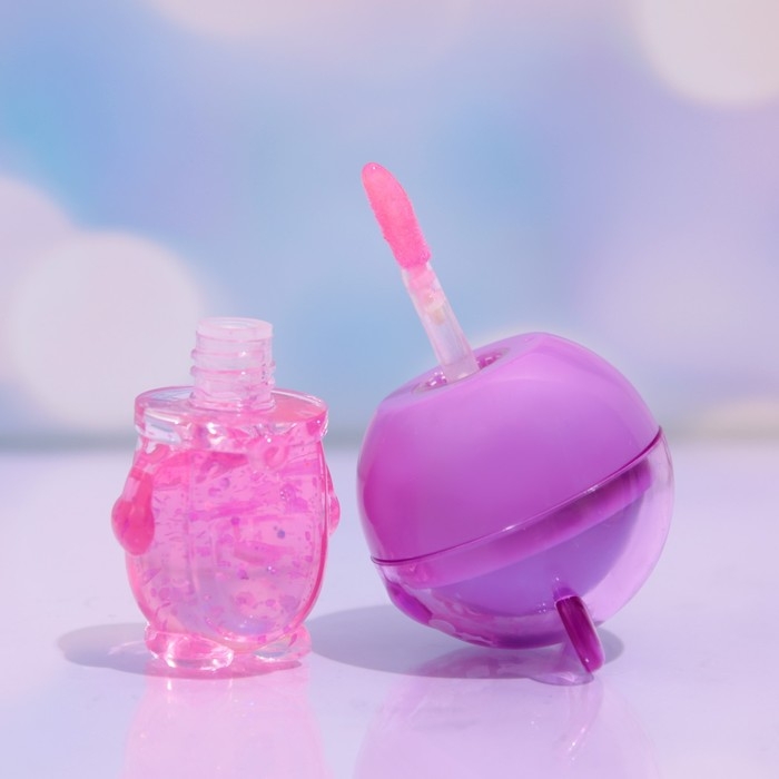 Бальзам и блеск для губ 2 в 1 «Мишка» , микс Бальзам и блеск для губ 2 в 1 «Мишка» , микс