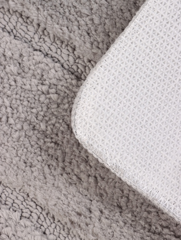 Коврик Savanna, 40×60 см, ворс 2 см, микрофибра, серый Коврик Savanna, 40×60 см, ворс 2 см, микрофибра, серый