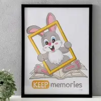 Набор фоторамок для фото 30&times;40 см Keep memories &laquo;Формат&raquo;, 3 шт., (пластиковый экран), чёрный