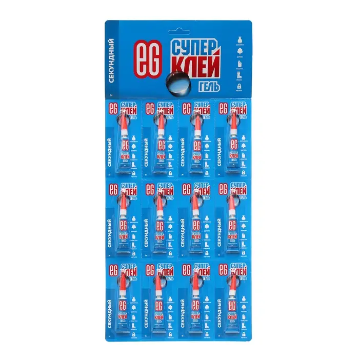 Супер-Клей Еврогарант Гель 3г Супер-Клей Еврогарант Гель 3г
