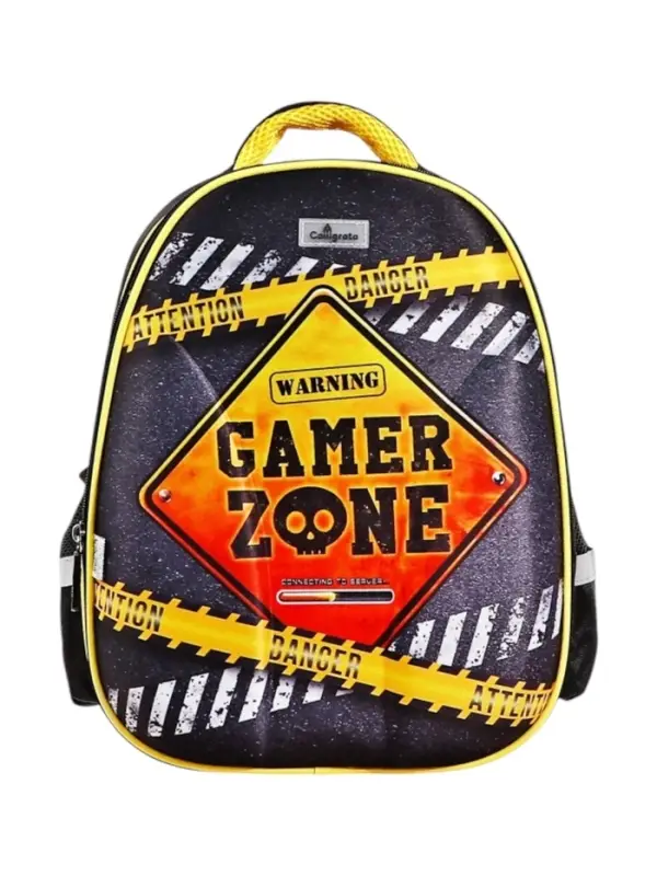 Рюкзак каркасный школьный Calligrata &laquo;Пиксельный мир&raquo;, 39&times;30&times;14 см