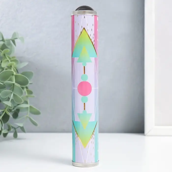 Калейдоскоп сувенирный Калейдоскоп сувенирный "Абстракция" золото 17х3х3 см