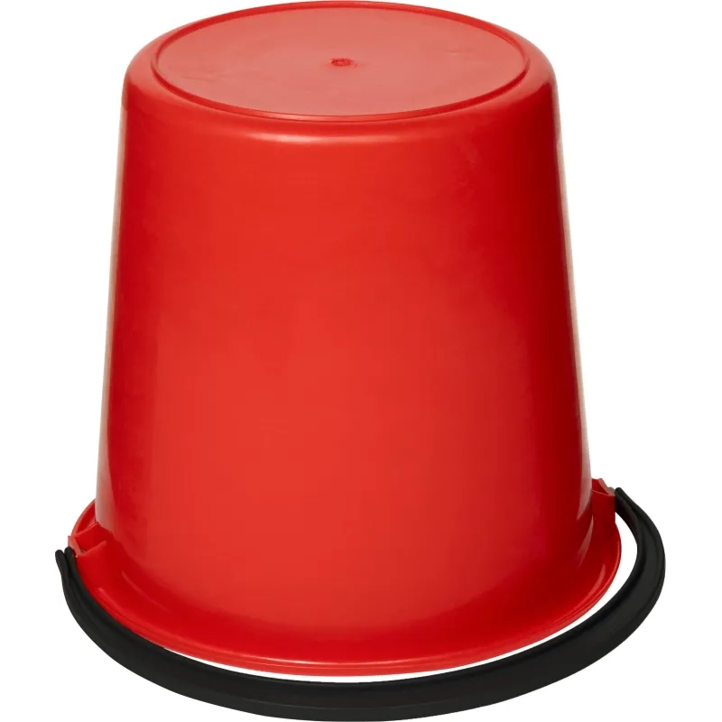 Ведро 10 л хозяйственное пластиковое красное