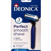 Бритвенный станок со сменной кассетой DEONICA 3 FOR MEN