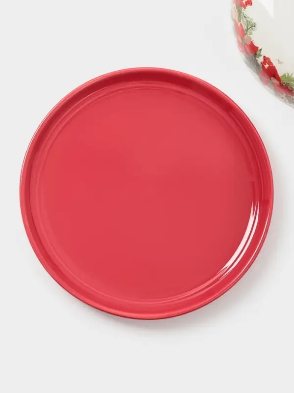 Блинница Доляна «Новогоднее настроение», 23.5×9.7 см, доломит, белая Блинница Доляна «Новогоднее настроение», 23.5×9.7 см, доломит, белая