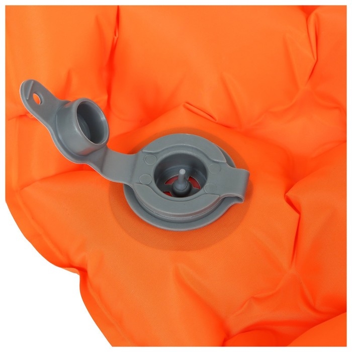 Коврик туристический maclay, надувной, 190х58х5 см, цвет оранжевый Коврик туристический maclay, надувной, 190х58х5 см, цвет оранжевый