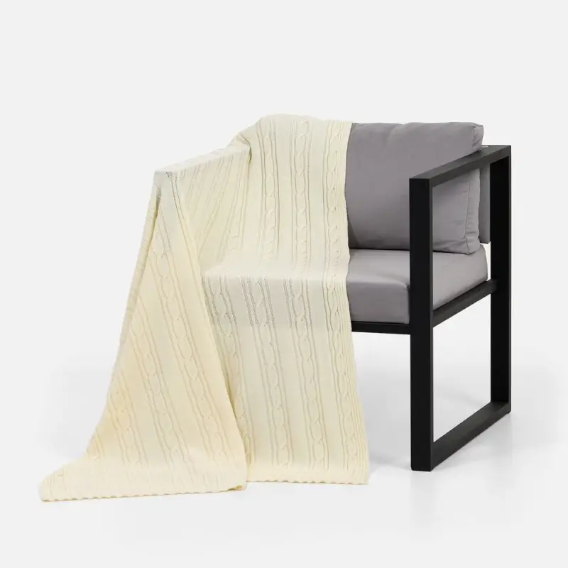 Плед Remitti, белый (молочный) Плед Remitti, белый (молочный)