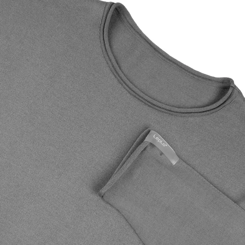 Лонгслив унисекс Siluetti Fuori, серый, размер S/M Лонгслив унисекс Siluetti Fuori, серый, размер S/M