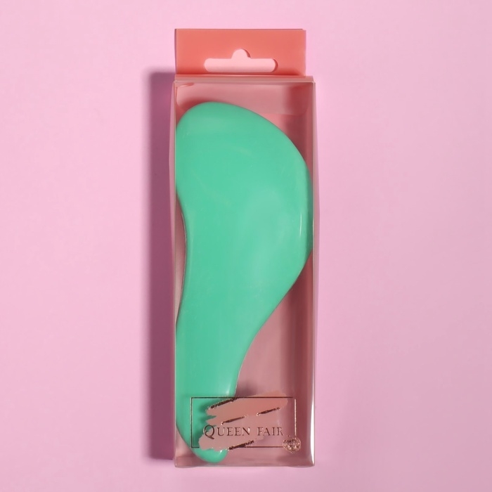 Расчёска массажная, 5,5 × 15 см, PVC коробка, цвет МИКС Расчёска массажная, 5,5 × 15 см, PVC коробка, цвет МИКС