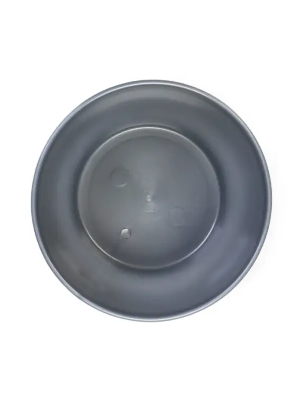 Горшок для цветов с поддоном 0,5 л d12,5см h0,7 см "Фиалочка" серый перламутр