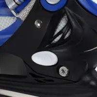 Коньки детские раздвижные BlackAqua, р. 34-37, для фитнеса, синие