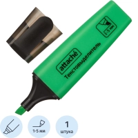 Маркер текстовыделитель Attache Colored 1-5мм зеленый