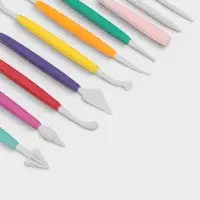 Стеки для моделирования кондитерских украшений Доляна, 10 шт., пластик, МИКС