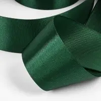 Лента атласная, 40 мм, 23&plusmn;1 м, тёмно-зелёная №128