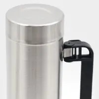 Термос Мастер К &laquo;Движение&raquo;, 1.2 л, с кружкой, сохраняет тепло 18 ч, 36&times;11 см, нержавеющая сталь, серебристый