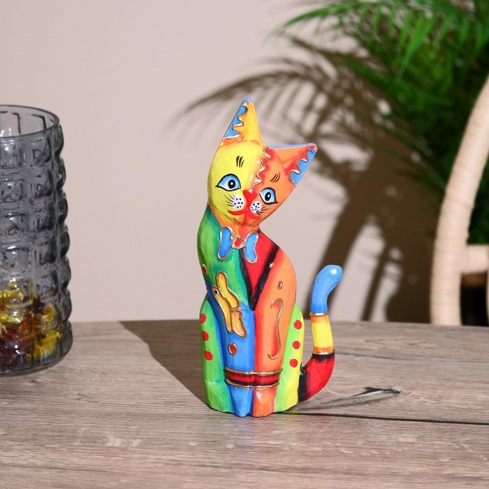 Сувенир дерево Сувенир дерево "Милый котёнок" 25х12х4 см МИКС