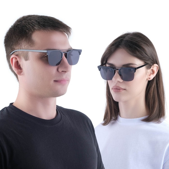 Очки солнцезащитные OneSun, uv 400, 14 х 14 х 4.5 см, линза 4.5 х 5 см, черные Очки солнцезащитные OneSun, uv 400, 14 х 14 х 4.5 см, линза 4.5 х 5 см, черные