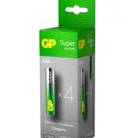 Батарейка алкалиновая GP Super, AAA, LR03-40BOX, 1.5 В, набор 40 шт.