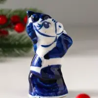 Фигурка фарфор гжель &laquo;Конь на дыбах&raquo;