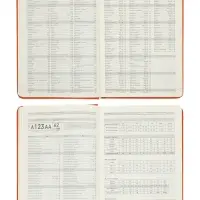 Ежедневник недатированный А5, 160 листов &laquo;Вивелла&raquo;, обложка искусственная кожа, перфорация углов, оранжевый