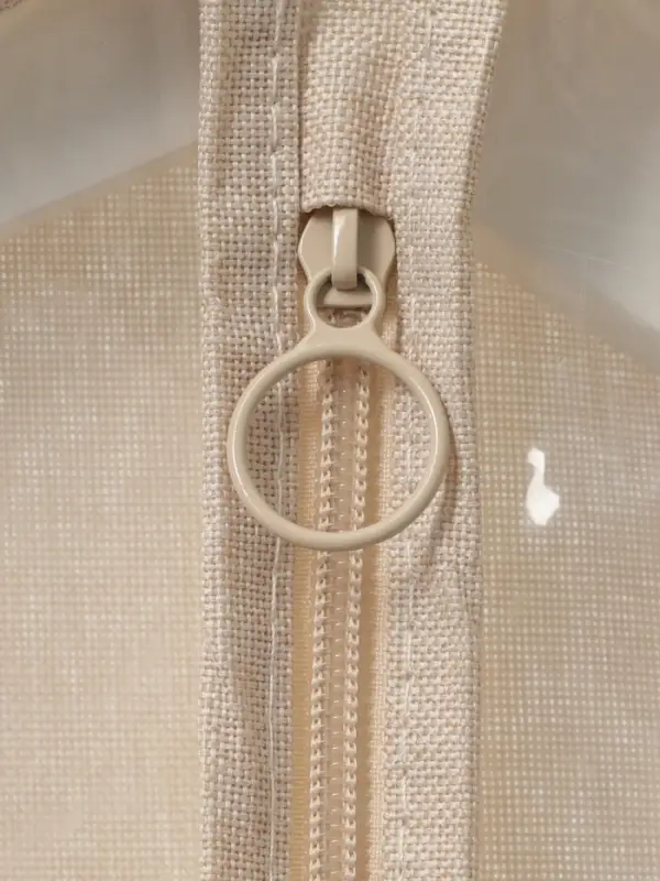 Чехол для одежды LaDо́m на молнии, 90&times;60 см, бежевый, материал батист