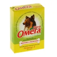 Мультивитаминное лакомство для собак Омега Neo, с биотином, 90 таблеток