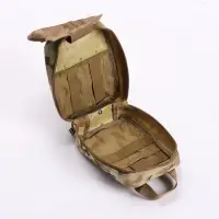 Аптечка тактическая-подсумок, отрывная, камуфляж мультикам, 15&times;20 см, бежевая