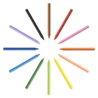 Цветные мелки 12 цветов BIC Kids Plastidecor, детские, пластиковые, ударопрочные