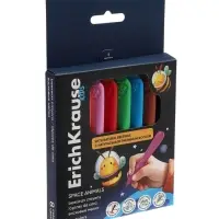 Восковые мелки 8 цветов, ErichKrause Kids Space Animals