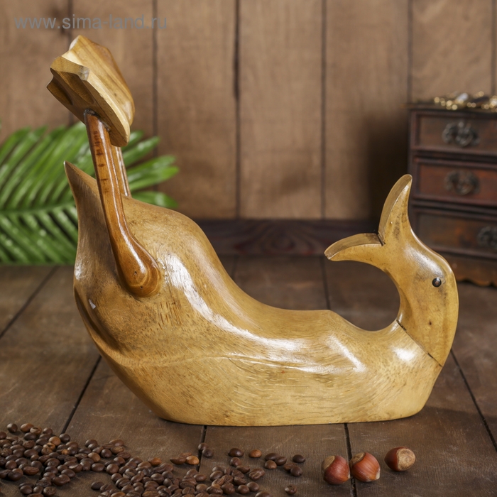 Подставка под бутылку «Классическая уточка», 37×28×13 см, дерево Подставка под бутылку «Классическая уточка», 37×28×13 см, дерево