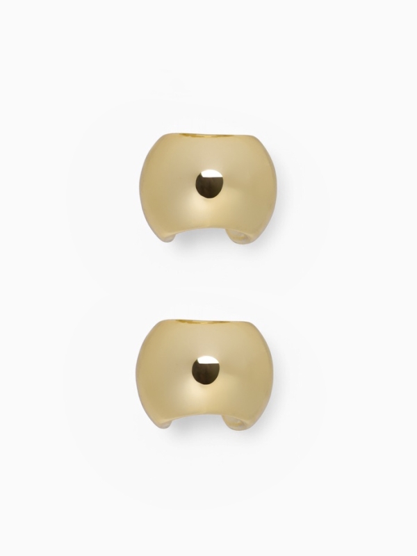 Серьги «Каффы» набор 2 шт, объёмные, цвет золото