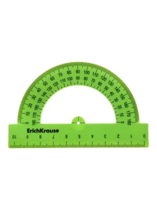 Транспортир 180&deg;, 10 см, ErichKrause Reef, МИКС