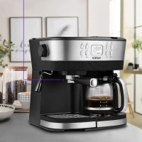 Кофейная станция кофеварка 2 в 1 КТ-771 - 2015 Вт