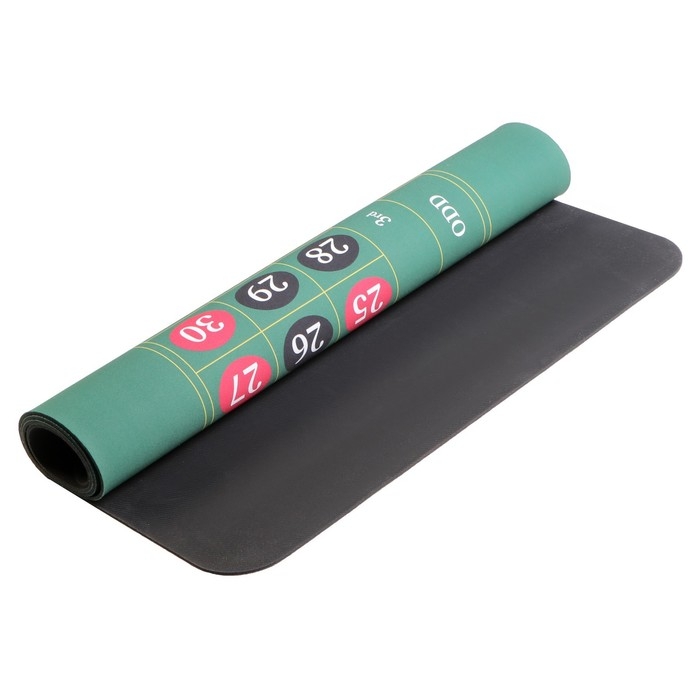 Сукно для игры в рулетку, прорезиненный, 120 х 60 см, толщина 3 мм Сукно для игры в рулетку, прорезиненный, 120 х 60 см, толщина 3 мм