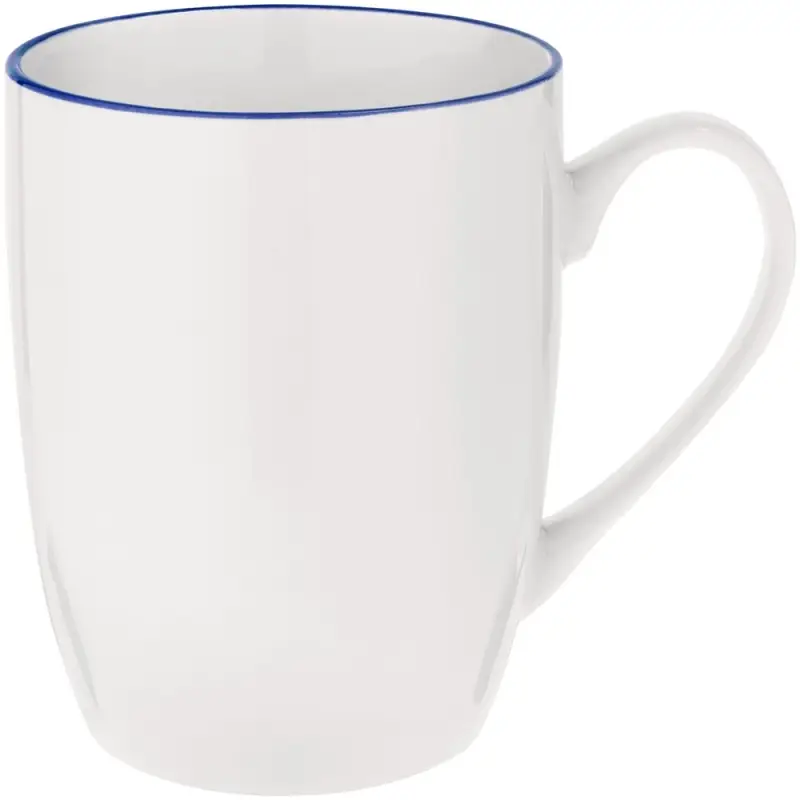 Кружка Simmy, белая с синим Кружка Simmy, белая с синим