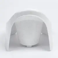 Горшок детский, белый мрамор