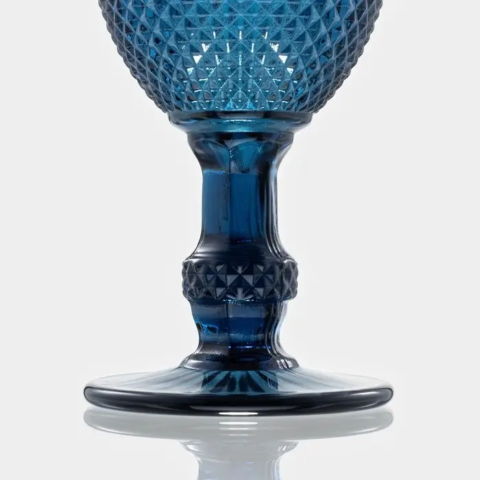 Бокалы для вина Magistro &laquo;Вилеро&raquo;, 280 мл, набор 6 шт., стекло, синие