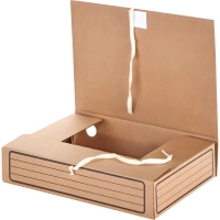 Короб архивный с завязками  75мм,5шт.уп