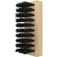 Щетка для кроссовок, деревянная, с искусственной щетиной, 89х30х40мм.,50700